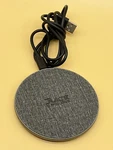 Tech Squared Premium Fabric Wireless Charger Fast Pad TWC2001CG. Fixed Price $9.00.