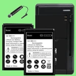 Displaceable 2X 3270MAH Battery Portable Charger Stylus F Lg Enact VS890 Phone. Fixed Price $46.38.