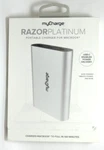 Mycharge Razorplatinum 13,400 Mah Portable For Phone, Usb-c. Fixed Price $28.88.