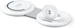 Ucomx Nano Mini Magnetic 2 1 Wireless Charger Foldable Multiple Device White. Fixed Price $19.66.
