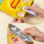 Usb- Mini Sealer With Magnetic Hand-press & Charging Cable. Fixed Price $12.99.