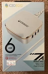 Usb Qualcomm 2.0 Quick World Travel Charger 35W 6-PORT, Fast Charging Station. Fixed Price $18.00.