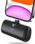 Taegila Small Portable Charger Iphone 5000MAH With Built In Cable - Black. Fixed Price $19.66.