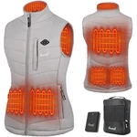 Women Heated Vest With Battery Pack Included, 7.4V 16000MAH Smart Washable .... Fixed Price $108.66.