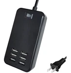 Usb Charging Station 6-PORT Desktop Charger Suitable For Smart Black. Fixed Price $16.70.