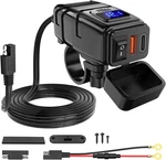 Nilight Motorcycle Usb Type Port 12V Voltmeter Independent On Off Switch Sae. Fixed Price $32.15.