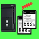 Large Power 2X 3920MAH Battery+universal Ac Charger Fits Lg Lucid VS876 Usa. Fixed Price $34.66.