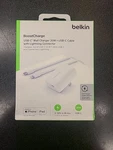 Belkin 30W Wall Charger Usb-c To Iphone Bundle (boost Charge) White. Fixed Price $14.99.