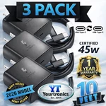 Pack 45W Usb-c Fast Wall CHARGER+10FT Cable For Samsung Galaxy S25 S24 S23 S22. Fixed Price $18.75.