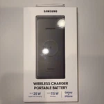Samsung 2IN1 Portable Fast Wireless Charger Power Bank 10000MAH Gray. Fixed Price $32.95.
