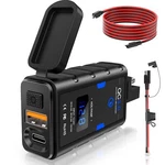 Motorcycle Phone Charger 6.4A Dual Usb Quick 3.0 Type Pd. Fixed Price $29.68.