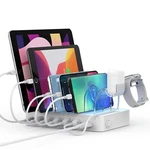 Soopii CS60 Premium 6-PORT Pd Charging Station White Charges Devices. Fixed Price $36.99.