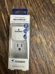 Fusebox Never Block Wall Charger, 2-PORT, 2.4A White 131-0806-FB2. Fixed Price $16.99.