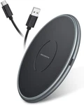 Upgraded Esr Wireless Charger, Metal Frame Ultra-thin Fast Charging Pad, 10W. Fixed Price $25.99.