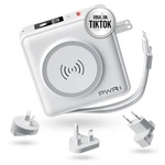 Pwrmobile Travel Pro 5-IN-1 Power Bank 10,000MAH With Built-in White. Fixed Price $131.71.