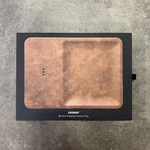 New CATCH:3 Courant Classics Wireless Charging Tray - Brown Italian Leather. Fixed Price $54.95.