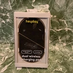 Heyday Dual Wireless Padded Charging Qi Charge 2 Devices,destroyed Box. Fixed Price $21.87.