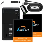 For Samsung Galaxy Xcover Pro SM-G715A Spare 2X4150MAH Battery Car Charger Cable. Fixed Price $62.63.