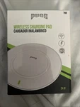 New 10W Qi Fast Wireless Charging Pad - Matte White Slim Charger + Cable. Fixed Price $11.04.