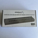 Sabrent 16-PORT Usb 3.0 Data Hub And Charger With Individual Switches 90 Watts. Fixed Price $46.00.
