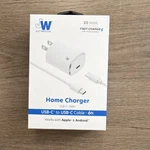 Just Wireless 20W Usb-c Wall Charger 6FT Cable Fast Apple Android. Fixed Price $8.19.