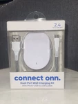 Onn. Dual-port Wall Charging Kit With Micro-usb To Cable White New. Fixed Price $8.50.
