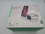 Belkin 3-IN-1 Wireless Charging Station For Iphone, Apple Watch, Air Pods White. Fixed Price $32.49.
