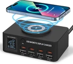 100W 8-PORT Multiple Usb Charger Station,fast Charging For Ink Black. Fixed Price $56.17.