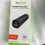 Cell Candy Black 1800 Mah Portable Power Bank Pre-charged. Fixed Price $10.16.