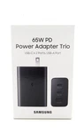 Samsung 65W Pd 3.0 Trio Power Adapter EP-T6530 Super Fast Charging Wall Charger. Fixed Price $22.98.