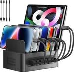 100W Usb Charging Station For Multiple Devices, Nexwell 7-PORTS Smart. Fixed Price $34.95.