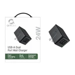 Universal Dual Port 24W Foldable Plug Usb Wall Charger Adapter By Quickcell. Fixed Price $17.99.