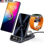 Swanscout 3-IN-1 Wireless Charging Station For Samsung S25 Tech Grey. Fixed Price $65.10.