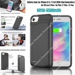 Rechargeable Battery Charger Protective Charging Case For Iphone 6S 7 8 Plus SE2. Fixed Price $24.78.
