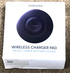 Samsung Qi Fast Charge Wireless Charging Stand 2018 (black) EP-P3105TBEWMT. Fixed Price $29.99.