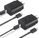 Guusmart Type Charger 2-PACK 25W Fast Charging Block With 6FT Usb. Fixed Price $13.23.