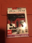 New Motor Trend Usb Car Plus Wall - In One Combo Charger. Fixed Price $5.99.