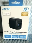 Anker 312 25W Ultra Fast Usb-c Wall Charger For Iphone Android Black. Fixed Price $13.95.