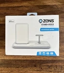 Zens Fast Wireless Charger Stand+dock Aluminum Series ZEDC06-W. Fixed Price $39.00.