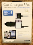Isound Car Charger Pro 30 Pin Ipad Iphone Hard Drive Ipod 2.1A New Sealed Box. Fixed Price $14.99.