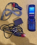 Verizon Blue Utstarcom Cellular Flip Phone CDM8630VW Tested. Fixed Price $14.99.