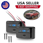 Wnnbtovn 2 Pcs Usb Car Fast Charger Socket Panel Wall Mount Outlet On Off Switch. Fixed Price $15.98.
