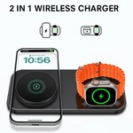 2IN1 Fast Wireless Charger Dual Pad For Apple Watch S11 ULTRA3/2 Iphone 17 16 15. Fixed Price $9.99.