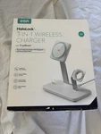 Esr Halolock 3-IN-1 Wireless Charger With Cryoboost White Used. Fixed Price $50.00.