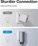 Baseus Usb Charger, 65W 2 Port Flat Wall Pd 3.0, Ultra-slim Gan. Fixed Price $54.99.