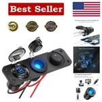 12V Usb Outlet Boat Accessories Marine Panel Charger+socket+switch. Fixed Price $38.19.