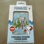 New, Peanuts Snoopy Christmas 3600 Mah Portable Charger Power Bank. Fixed Price $12.37.