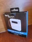 Techbunch Portable Power Bank 10,000 Mah With 4 Cables Smaller Only 3.5" X 3.1". Fixed Price $19.99.