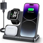 Jargou 3 Charging Station For Apple Wireless Charger Iphone 17 16E. Fixed Price $32.63.