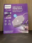 Philips Elite Usb-c Docking Station 100W A/c, Dual Hdmi, Qi Wireless, Pc Mac. Fixed Price $55.99.